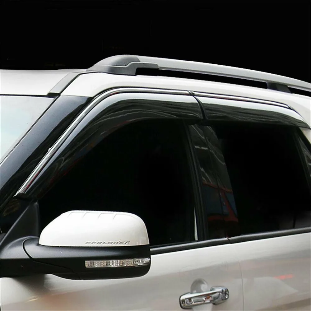 Для Ford Explorer 2011- 4 шт хромированный оконный вентиляционный козырек от дождя