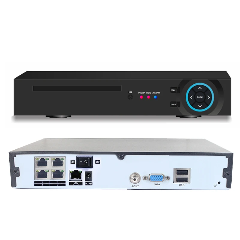 

XMEYE APP H.265 48V ONVIF CCTV NVR 4CH 8CH 4MP 5MP PoE NVR For POE IP Camera system Surveillance