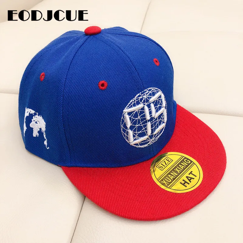 Новая 3D вышитая бейсболка детская Snapback хип-хоп шляпы для мальчиков и девочек уличные детские шляпы от солнца для от 2 до 8 лет gorras