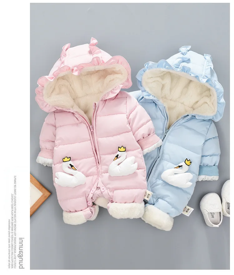 Детская зимняя куртка, Зимняя Одежда для новорожденных, детская одежда для девочек с героями мультфильмов теплый комбинезон, спортивный костюм пальто с капюшоном верхняя одежда для детей комбинезоны для девочек зимнее пальто для мальчиков;