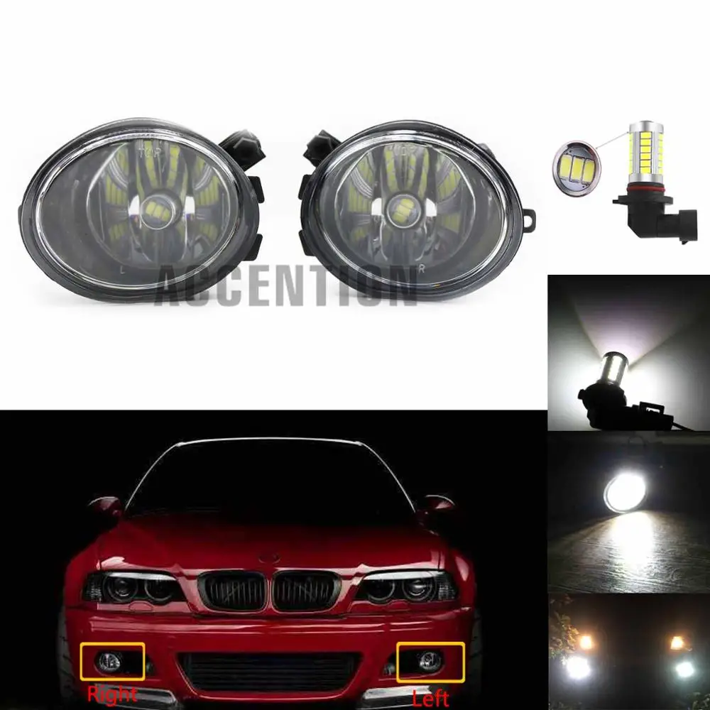 LED Car Light Car-styling Front Fog Lamp With Bulbs For BMW 3 Series E46 M3 Coupe 2000 2001 2002 2003 2004 2005 2006 | Автомобили и