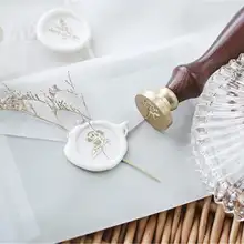 Rose Wax Seal Stamp-lavender Wax Seal Stamp Kit-wedding invitation wax seals stamp-flower seals stamp-custom sealing wax stamp