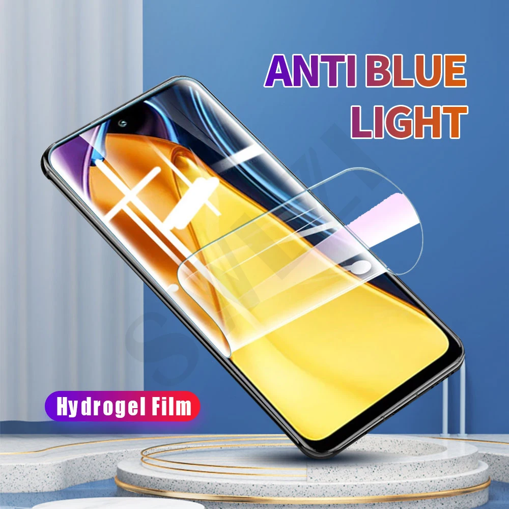 

cover protective film for Xiaomi pocophone F1 POCO F2 pro F3 GT X2 X3 M2 M3 C3 hydrogel film phone screen protector Not Glass