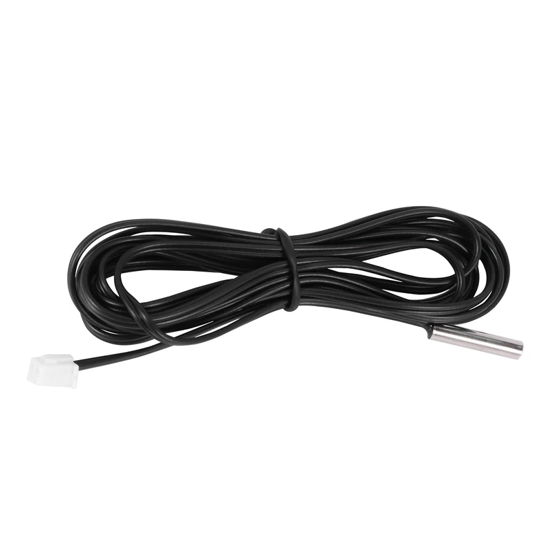 2 m NTC thermistor temperature sensor waterproof probe wire 10 K 1% 3950 black | Автомобили и мотоциклы