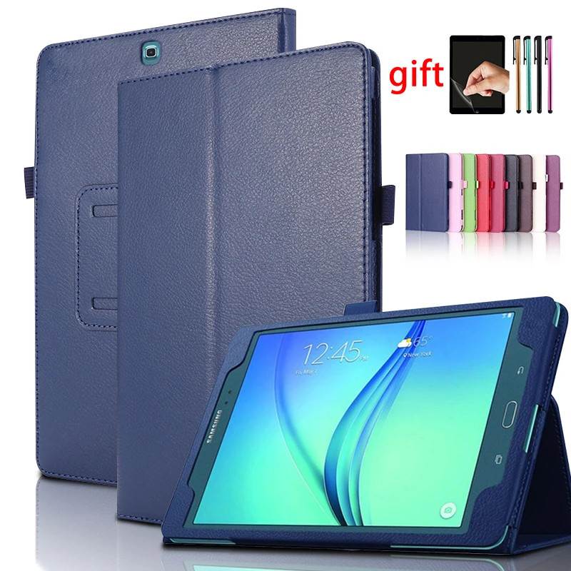 Чехол для Samsung Galaxy Tab A T550 T555 9 7 дюйма sm t550 флип подставка из искусственной кожи