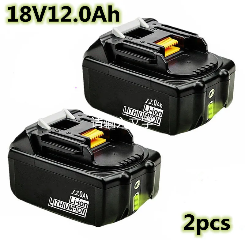 2 шт. оригинальный для Makita 18V 12000 мА/ч Перезаряжаемые Мощность инструменты Батарея