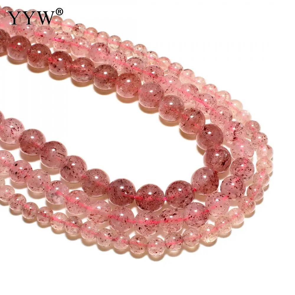 Natural Quartz Jewelry Beads Round 6mm/8mm Loose Stone for DIY Bracelet Necklace Making Accessory Suppliers | Украшения и