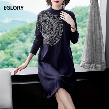 

High Quality Sweater Dress 2019 Autumn Casual Pink White Black Knitted Dress Ladies Beading Button Short Sleeve Bodycon Dress