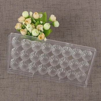 

Botique-Shell Shape Hard Chocolate Mold 3D Sea Shell Polycarbonate Clear Ice Jelly Candy Mould