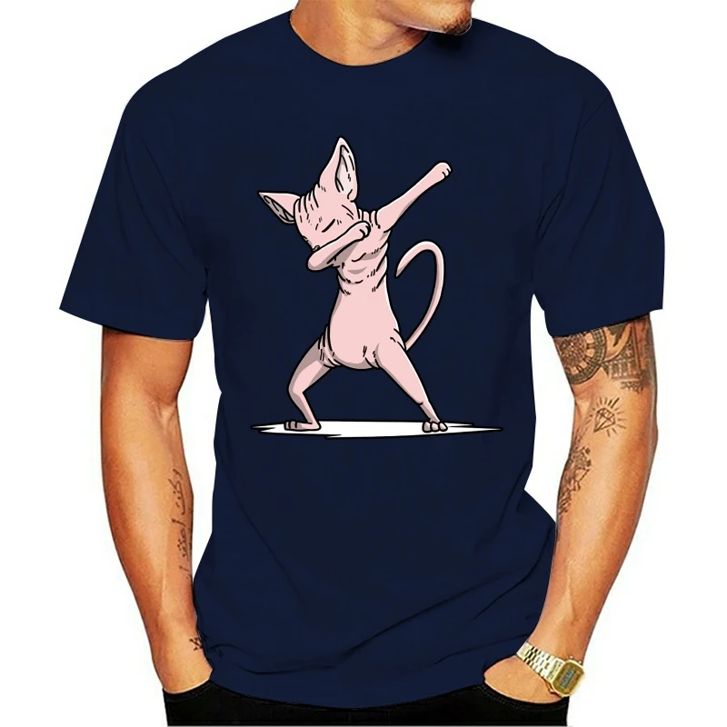 

Sphynx Cat T Shirt Funny Dabbing Sphynx Cat T-Shirt Fashion 100 Cotton Tee Shirt Awesome Men Graphic 5x Short-Sleeve Tshirt