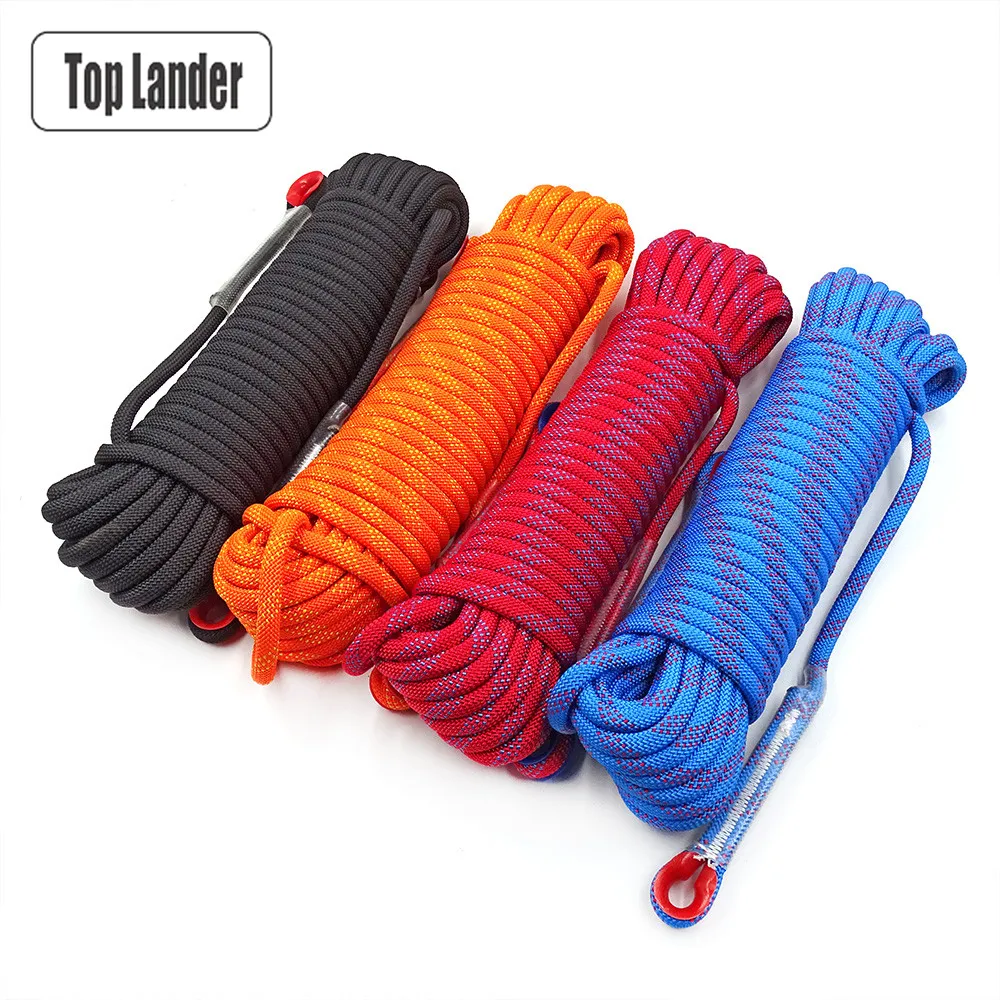 8mm 40 Meters Static ROPE Rescue Rock Tree Climbing Abseiling Arborist Equip 