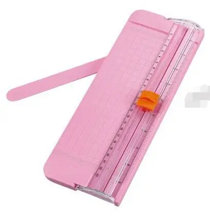Pink Модные популярные A4/A5 прецизионные бумажные фото триммеры резак триммер для альбома легкий резки мат машина - Цвет: Pink
