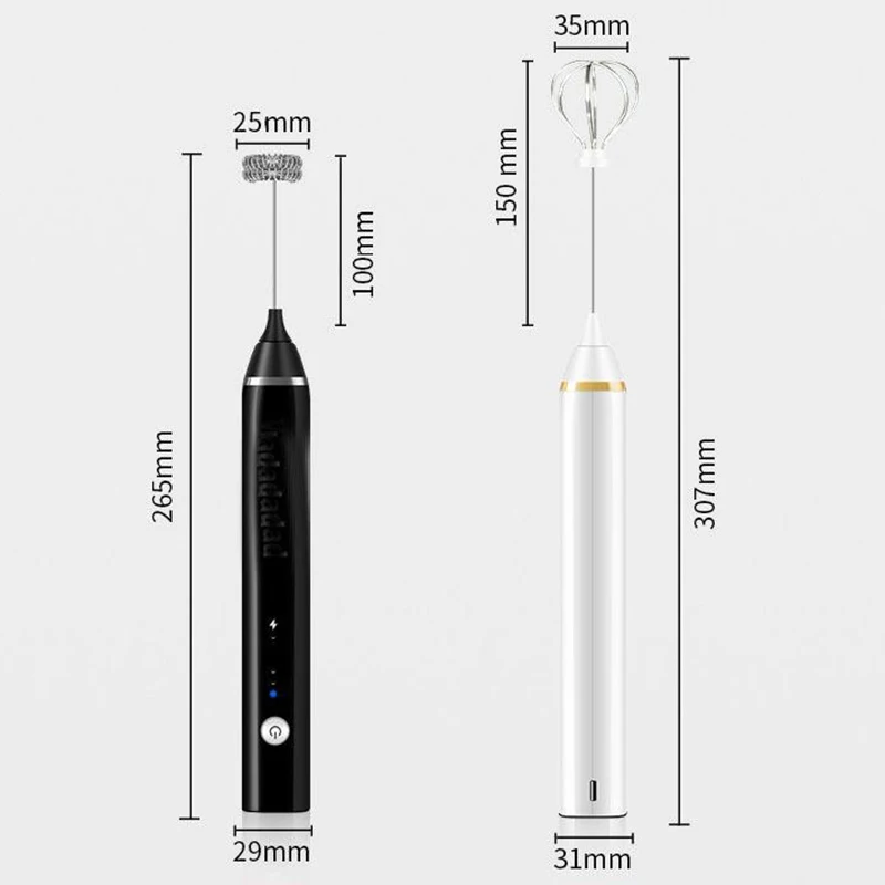 USB Электрический Пенообразователь для взбивания молока, миксер, ручной перезаряжаемый инструмент для перемешивания яиц