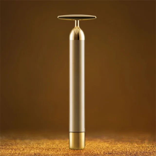Золотой Xiaomi InFace Gold beauty Bar позолоченная Массажная головка ускоряет обмен веществ лифтинг лица устраняет отек спа-инструмент - Цвет: Золотой
