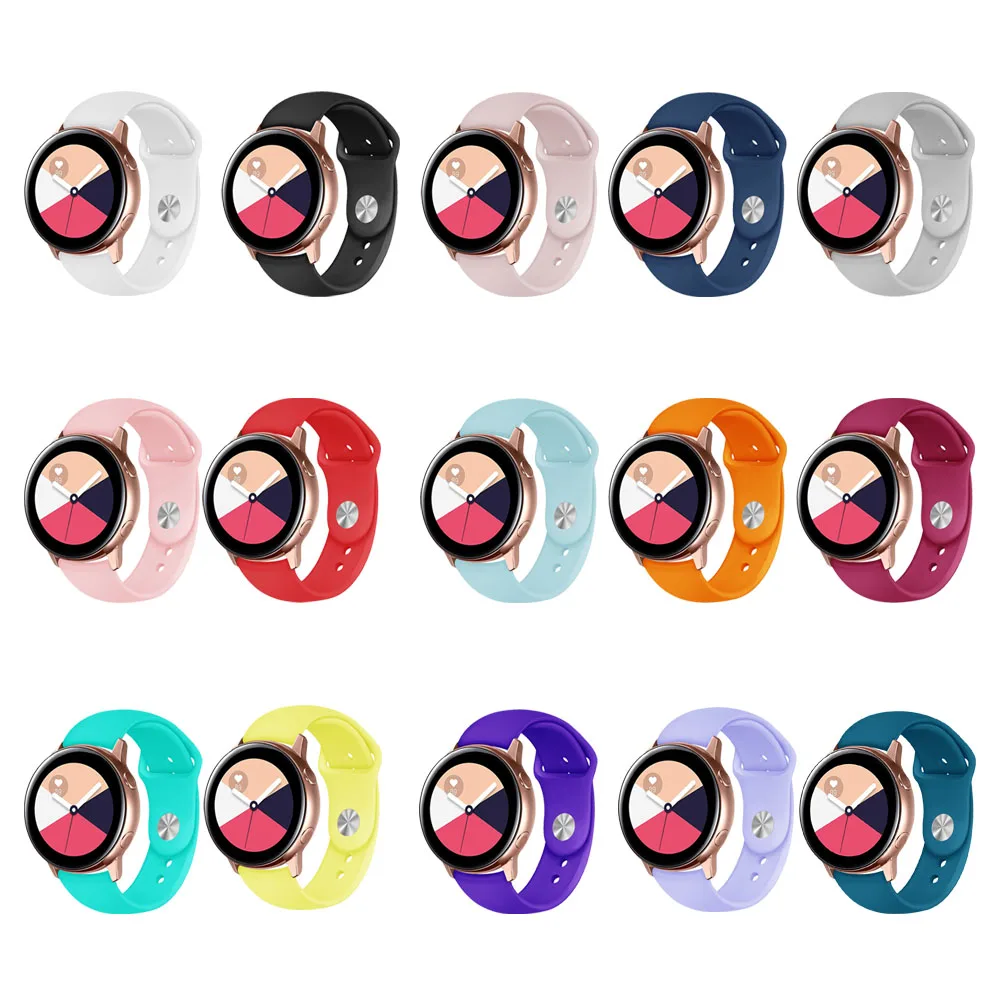22 мм 20 ремешок для samsung gear sport s3 s2 classic galaxy watch active 40 44 мм 46 мм 42 мм ремешок huami amazfit gtr bip huawei gt 2