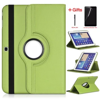 

Case for Samsung Galaxy Tab 3 10.1'' Business Tablet Case Funda PU Leather Flip Cover for P5200 P5220 P5210 GT-P5200 +Film+ Pen