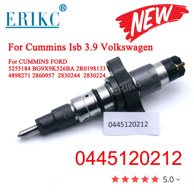 

0445 120 212 Diesel Common Rail Injection 0445120212 Fuel Pump Dispenser Injectors 0 445 120 212 for Cummins Isb 3.9 Volkswagen