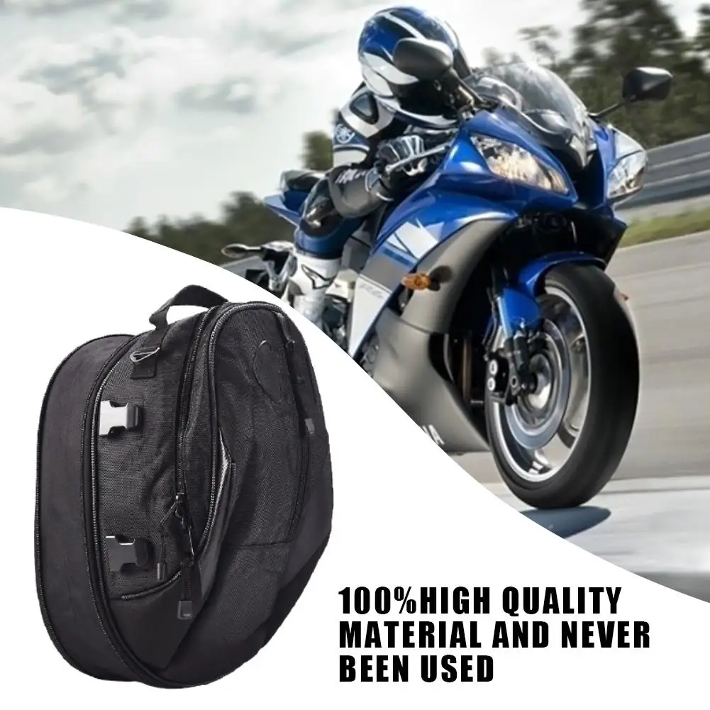

New Motorcycle Rear Package Rear Seat Bag Large Capacity Waterproof 1680D Oxford Cloth Locomotive Storage Bags Handbag
