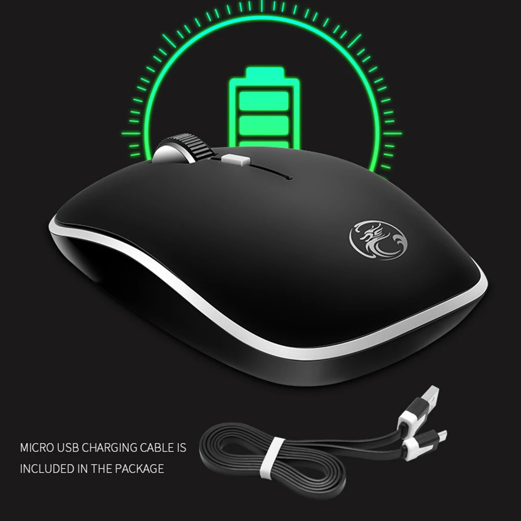 iMice G-1600 Wireless Computer Slient Mouse PC Laptop Mini Ergonomic Mice 2.4Ghz Optical Noiseless USB Mouse