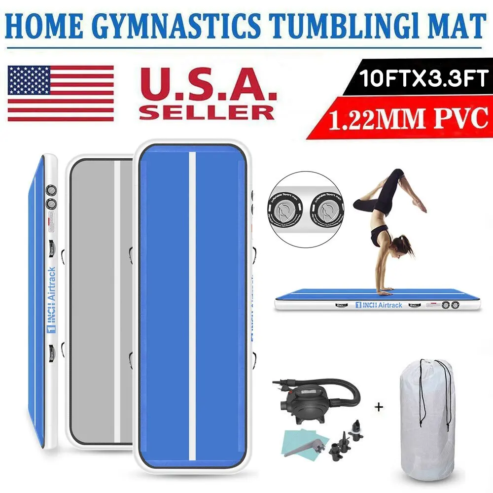 

Gymnastics Mats Thick 3m 4m 5m 6m InflatableGym Mat Air Track Yoga mat pvc Floor rug for Yoga mats high quality for Tranning Mat