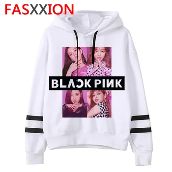 

blackpink kpop sweatshirt clothes women hip hop pink Hoodies new Unisex Fashion Long Sleeve Pullovers female ulzzang aesthetic