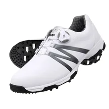 Обувь для гольфа мужские 3D водонепроницаемые кроссовки дышащие Нескользящие Шипованная обувь дышащая Спортивная тренировочная обувь PGM повседневная обувь