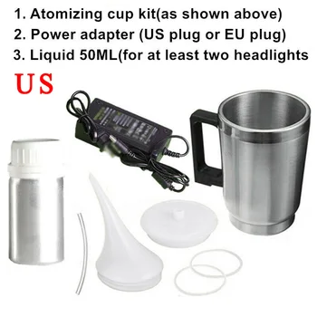 

Accessories Atomization Cup Car Headlight Tool Restoration Heating Restore