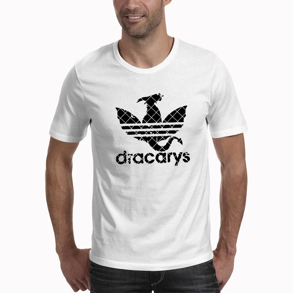 Футболки «Игры престолов» Dracarys мужские футболки harajuku в винтажном стиле Camisetas hombre футболка уличная мужская одежда - Цвет: XWT0270