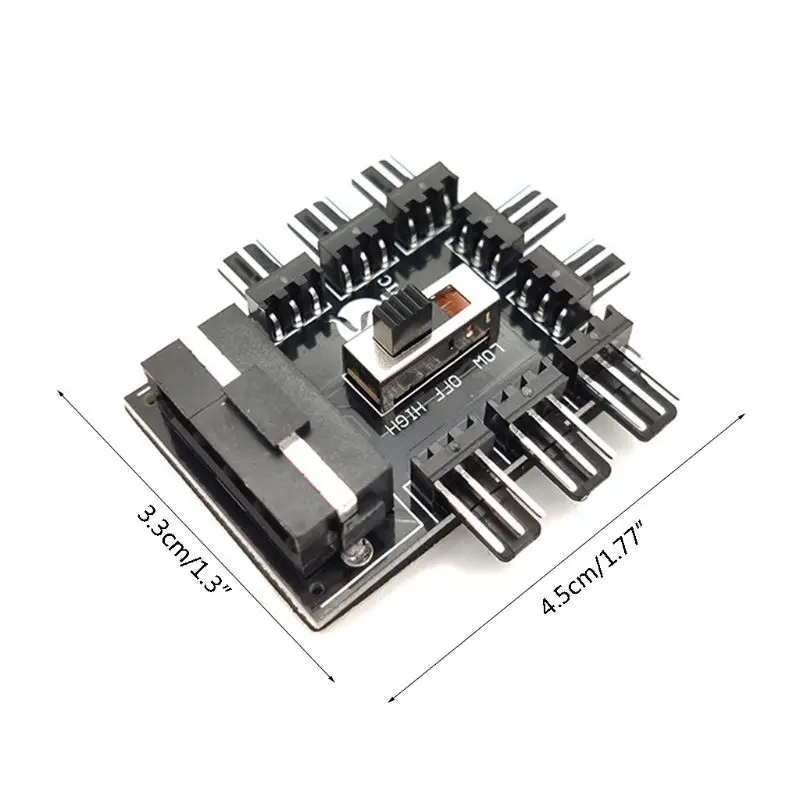 ПК охладитель охлаждения разветвитель для кулера кабель pwm SATA Molex 12 В 3Pin блок питания Ad