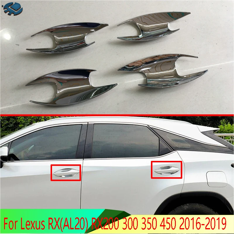 Хромированная крышка дверной ручки из АБС-пластика для Lexus RX(AL20) RX200 300 350 450 2016-2020