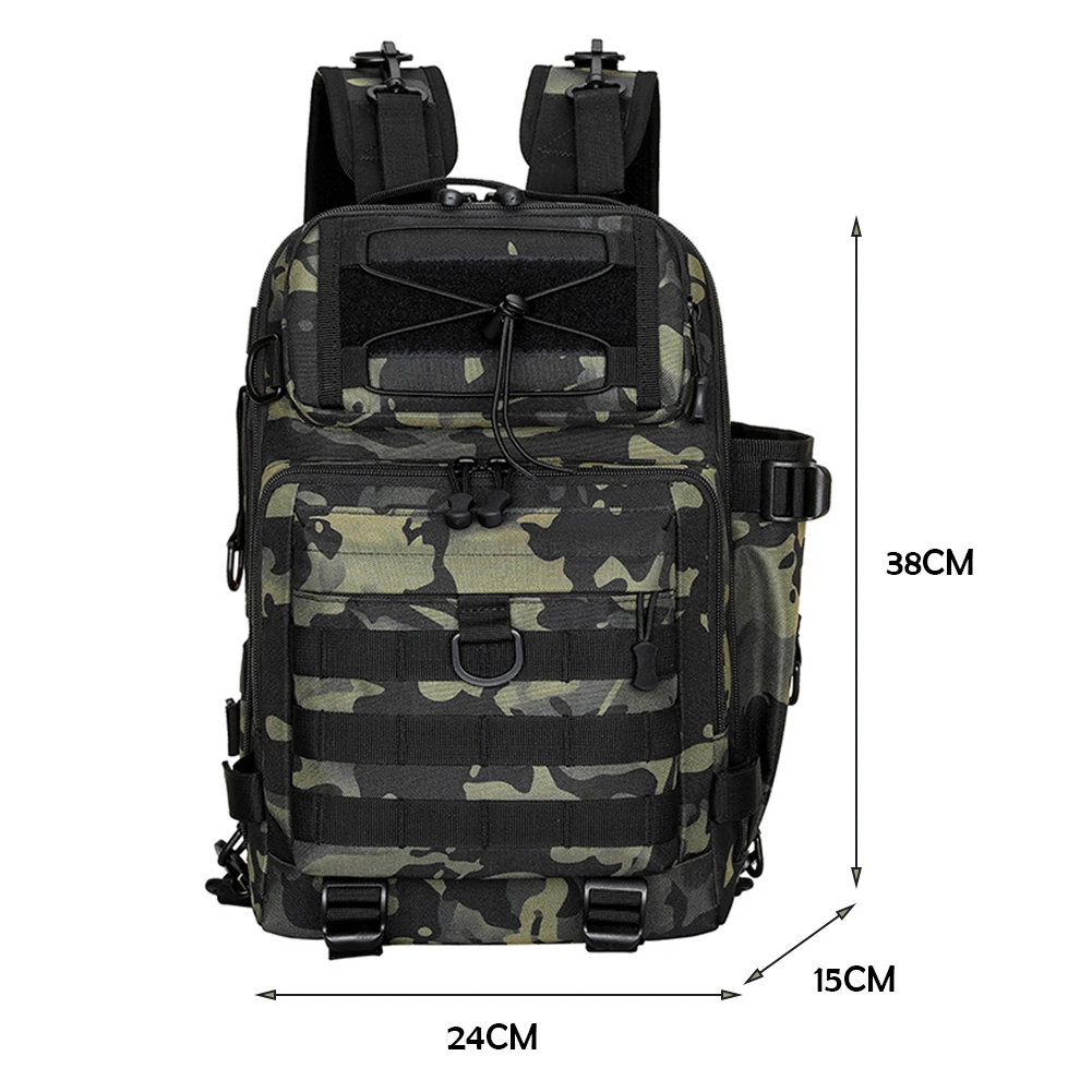 Fishing Tackle Bag Fishing Lure Bait Chest Pack Shoulder Backpack  Waterproof Outdoor Hunting Camping Fishing Carry Bags Pouch