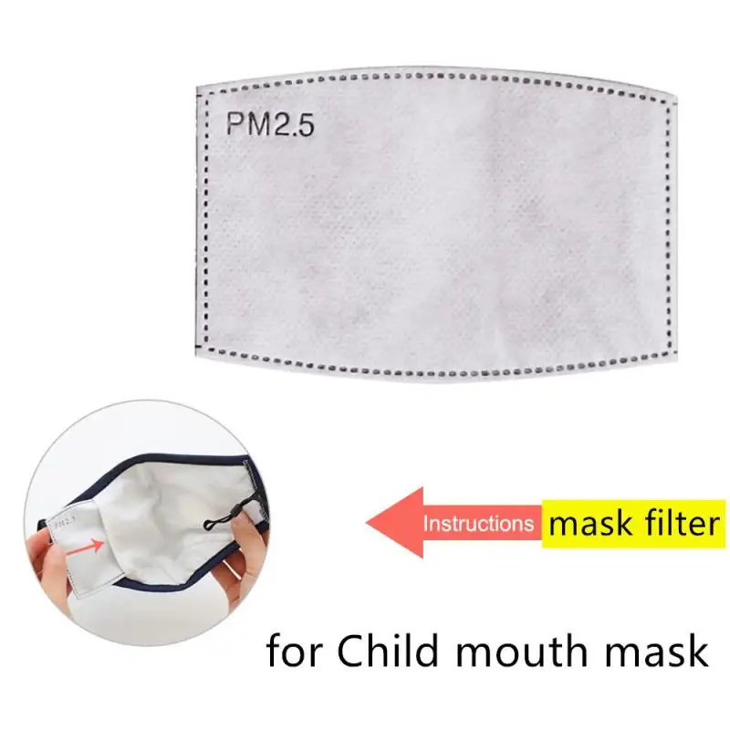 

Fast Delivery Cotton PM2.5 Filter Paper Anti Haze Mouth Mask Anti Dust Mask Activated Carbon Filter Windproof Face Masks Care