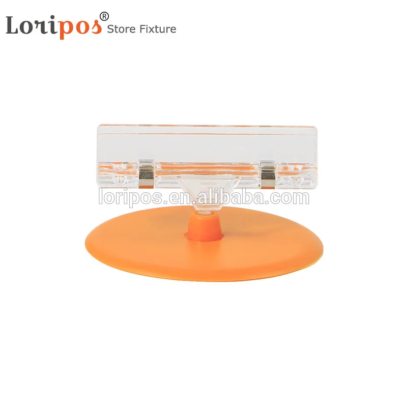 Plastic Translucence Green Blue Orange Rose Red POP Memo Note Price Label Sign Info Name Card Picture Photo Clip Holder