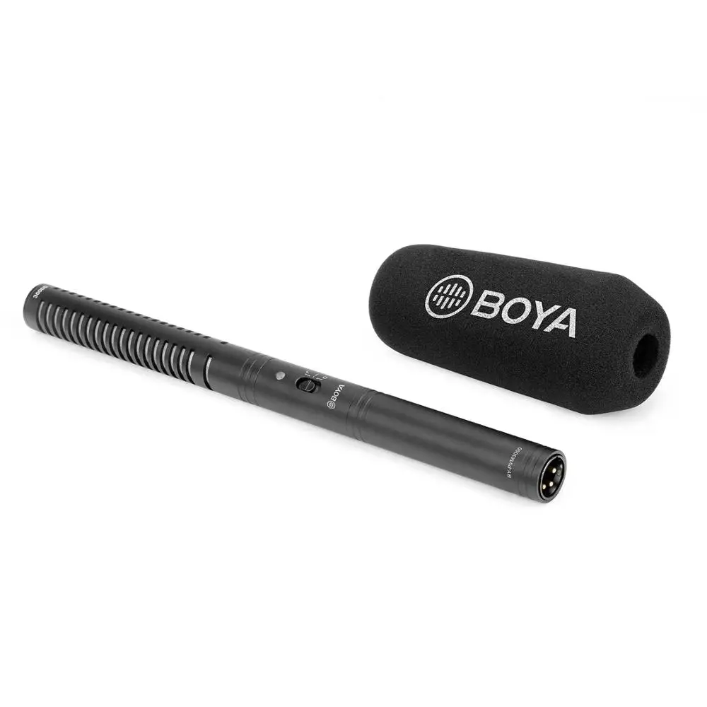 BOYA BY-PVM3000S Профессиональный суперкардиоидный конденсаторный микрофон для записи видео Intervidew вещания для DSLR камеры
