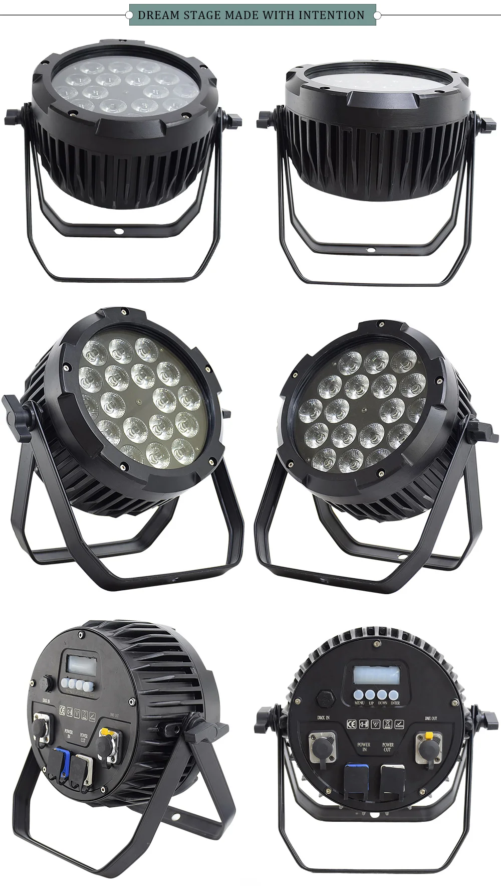 Led par Светильник 18X12 Вт 4в1 водонепроницаемый IP65 Открытый высокого качества для dj диско шоу
