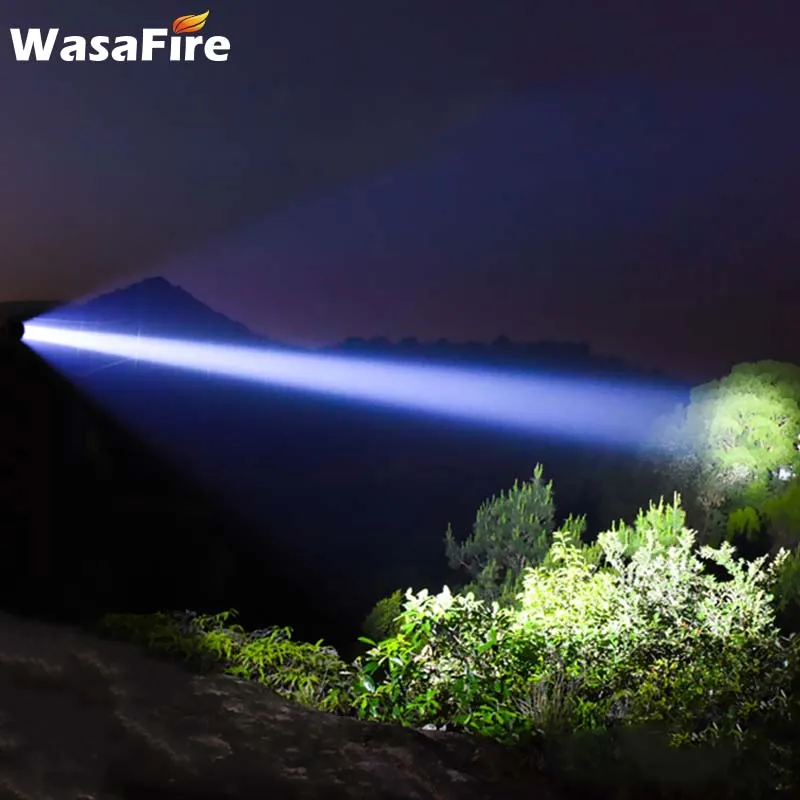 Portable Rechargeable XHP 50 LED Flashlight Powerful 5 Modes Tactics Flashlight 18650 Battery Outdoor Camping Bicycle Torch Lamp