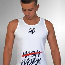 Спортивный жилет для занятий спортом на открытом воздухе, стильный жилет для фитнеса, тренировочный жилет из чистого хлопка, облегающий эластичный Быстросохнущий жилет