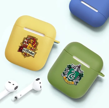 

Magic Gryfindor Yellow Black case for Airpods 1 2 3 Pro case with keychain Protective Cool Airpods Case Personalized name logo