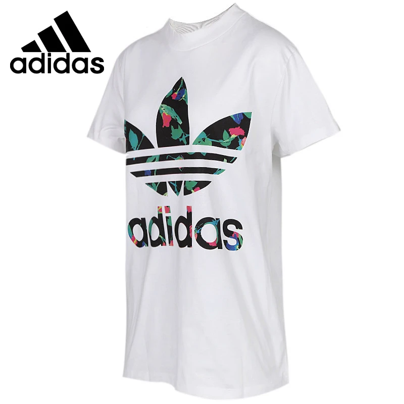 mimar Impulso Seminario Nueva camiseta de trébol Original de Adidas, camiseta de manga corta para  mujer|Camisetas para correr| - AliExpress