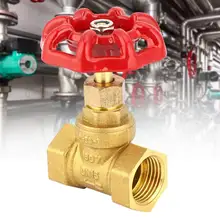 DN15 G1/2in латунный запорный клапан с внутренней резьбой, два уплотнения, запорный клапан для водного газа, ручной запорный клапан