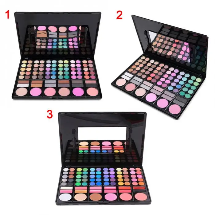 78 Colors Eye Shadow Palette Makeup Palette Earth Color Makeup Pearlescent Matte Beauty Set JIU55