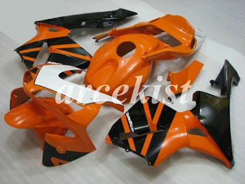

4 Gifts New ABS Injection Mold Motorcycle Full Fairings Kit Fit For Honda CBR600RR F5 03 04 2003 2004 bodywork set Orange black