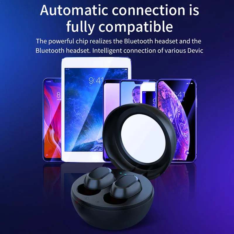 TWS Wireless Bluetooth Earphone LB 10 Headset In ear With Microphone mirror Sport Stereo Headphone Earbuds For xiaomi huawei ios