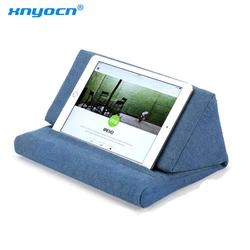 Multicolor Laptop Tablet Bolsa De Armazenamento Portátil Dobrável Tablet Travesseiro Para iPad 4 Stand Titular Espuma Resto Colo Almofada Home Office