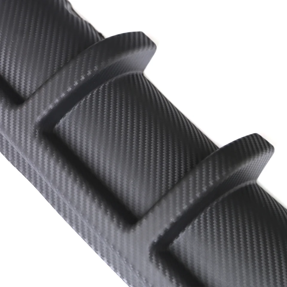 Kit Diffuseur Arrière Style Fibre De Carbone Pour Voiture - Améliore L'aérodynamisme Et Le Look Sportif, Installation Facile