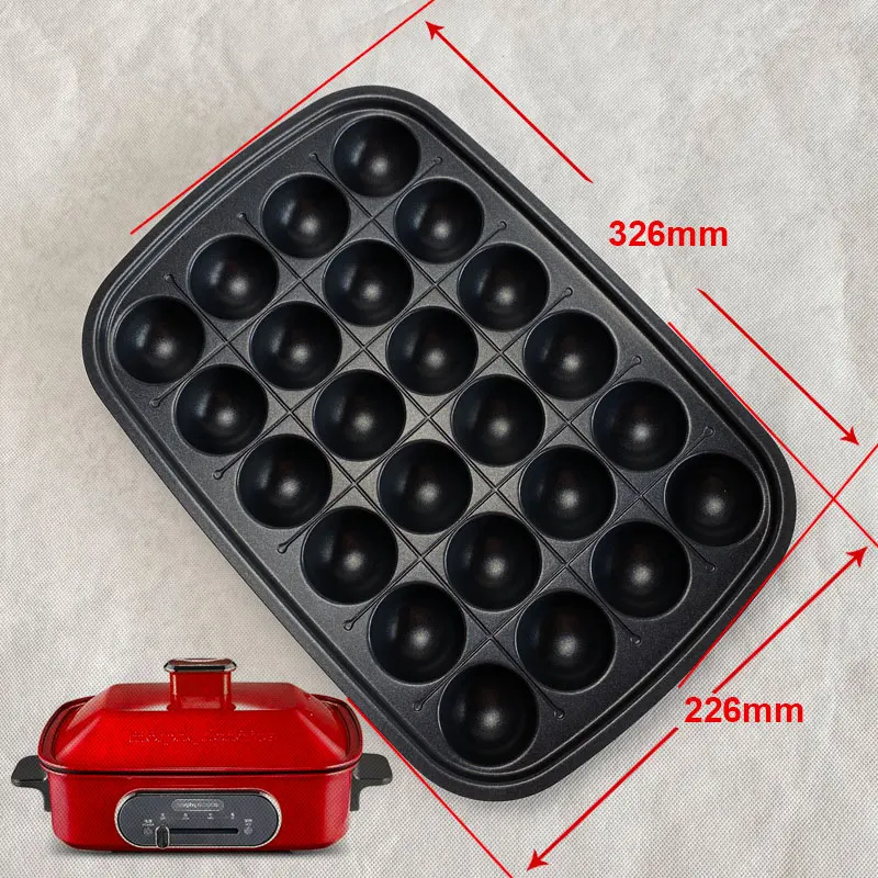 Multi-function cooking pot accessories electric grill pan octopus balls pan frying model mold baking tool container