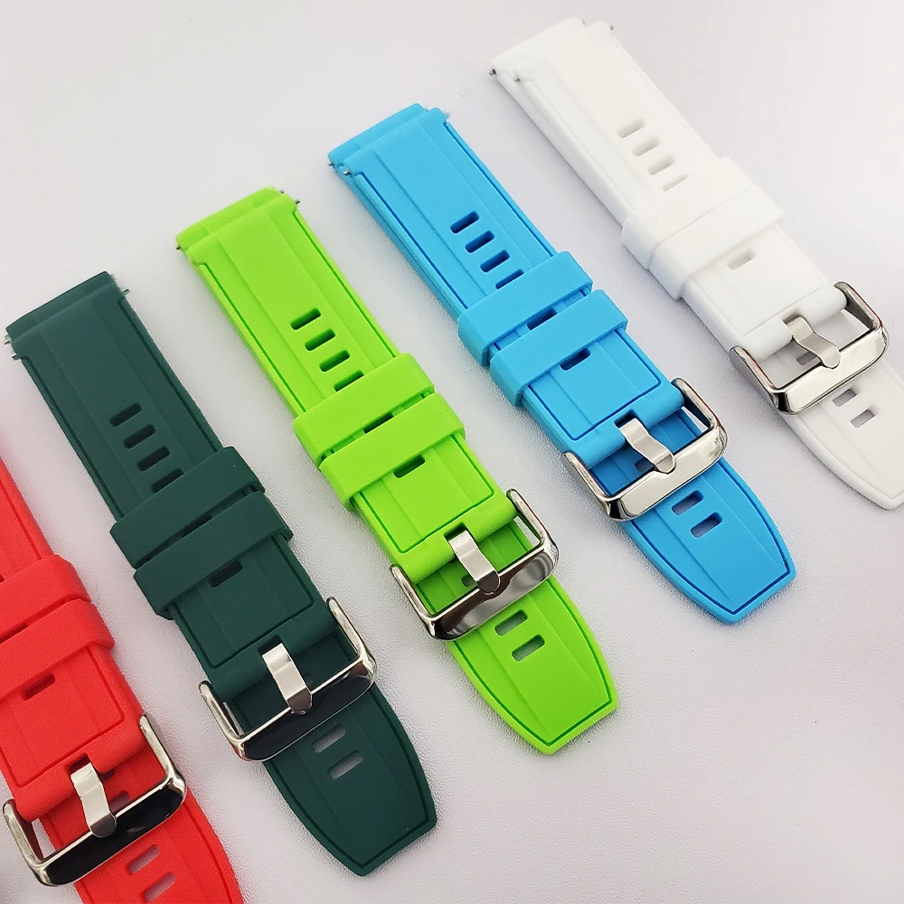 Cinturino 22Mm Per Samsung Galaxy Watch 46Mm Sm-R8050 / Gear S3 Classic / Frontier Band Cinturino In Silicone Morbido