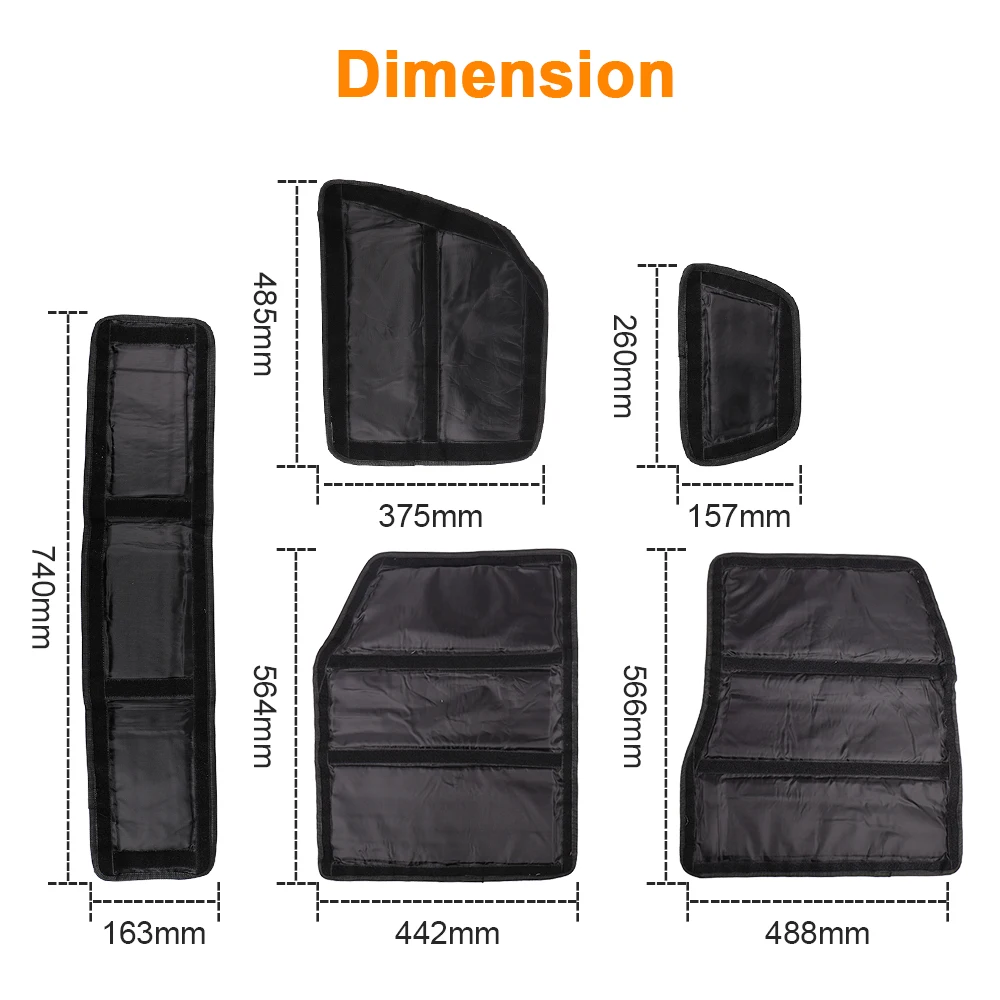 Insulation pads JEEP JL (5)
