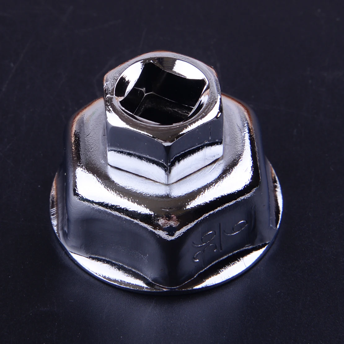 

CITALL New Silver Car Universal Stainless Steel Oil Filter Wrench Cap Socket Drive Remover Tool Kit Auto Accessories 36mm 1/2''