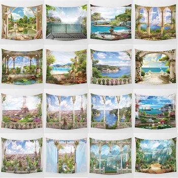 

hot sale beauty sea landscapes tapestries rectangle tapestry Hanging home decoration tapestry large wall art tapestry